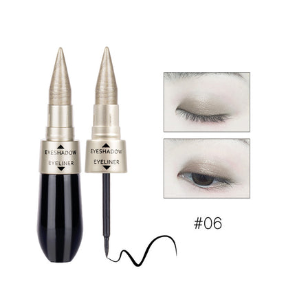 6 Colors Double-end Waterproof Eye Shadow Stick Liner