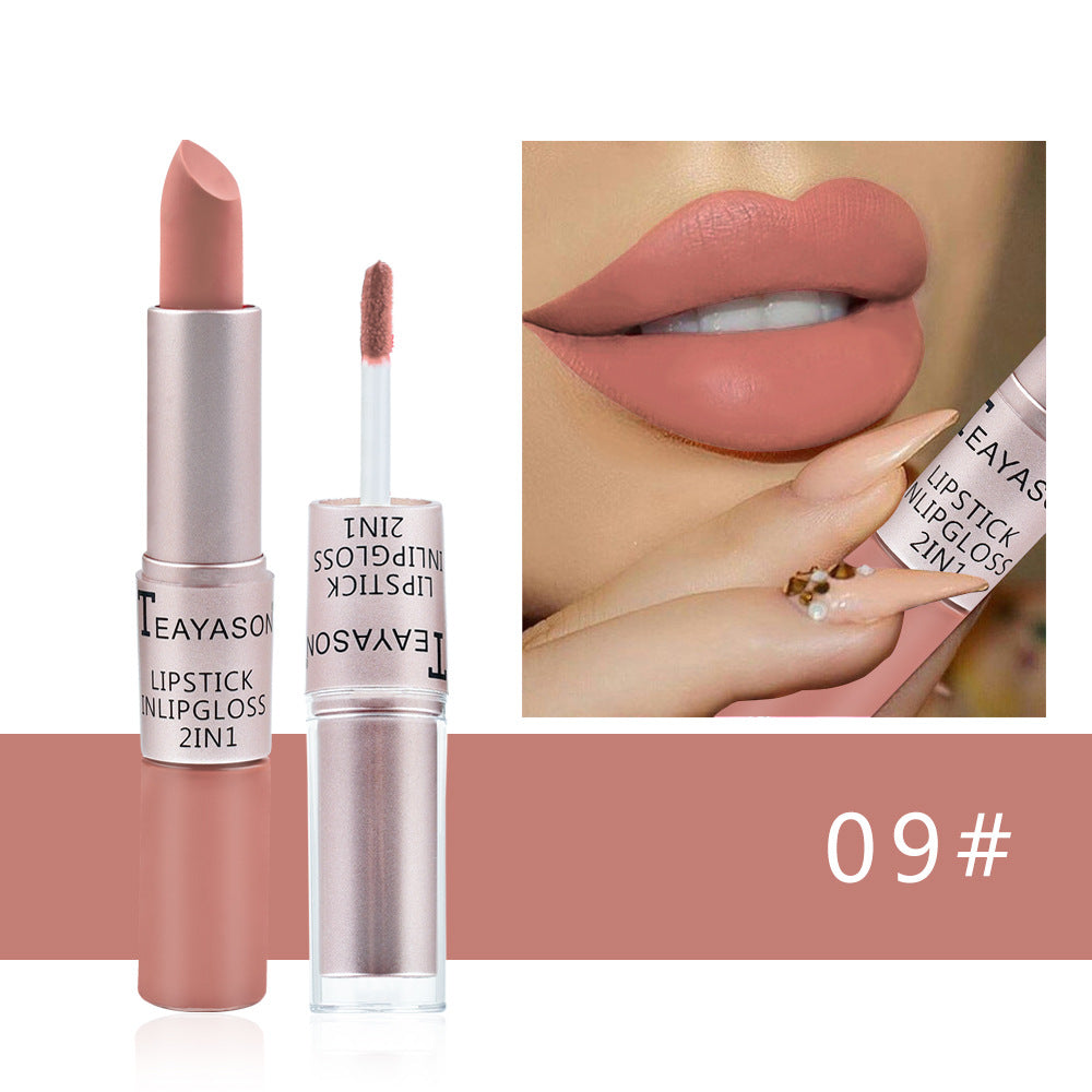 Double-ended Non-stick Matte Lip Gloss