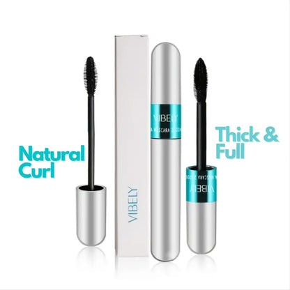 4D Silk Fiber Mascara for Lengthening & Thickening Lashes