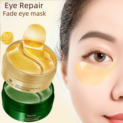 24K Gold Collagen Eye Mask for Hydration and Care