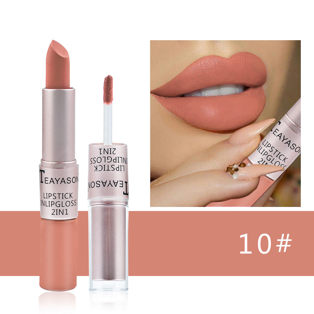 Double-ended Non-stick Matte Lip Gloss