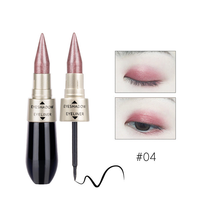 6 Colors Double-end Waterproof Eye Shadow Stick Liner