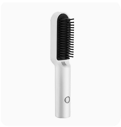 Dual-Purpose Electric Hair Comb for Curling & Straightening