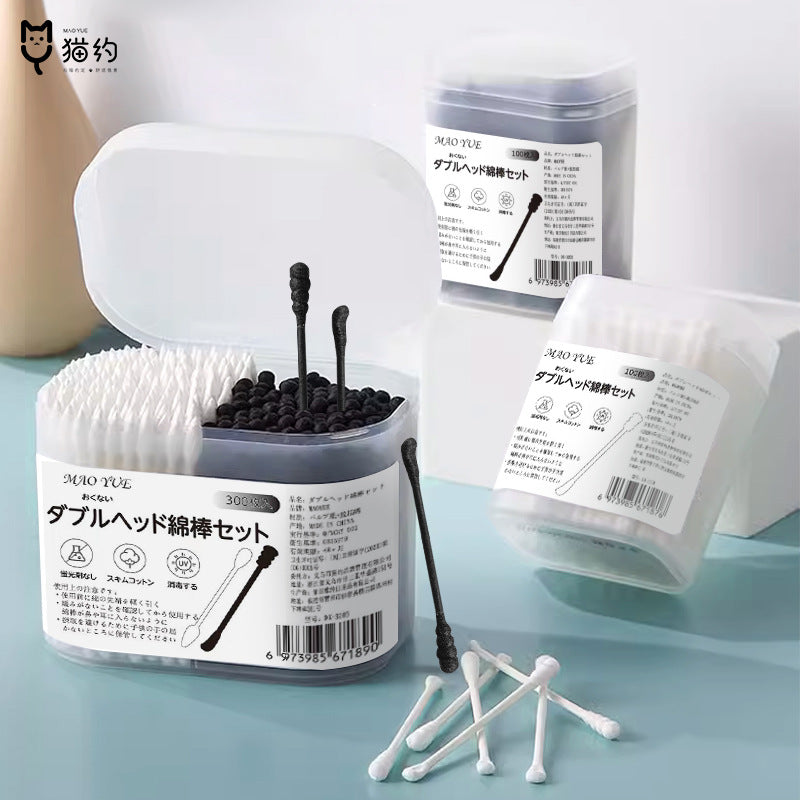 Cotton Swabs with Double-Headed Bamboo Sticks (Bulk)