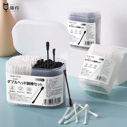 Cotton Swabs with Double-Headed Bamboo Sticks (Bulk)