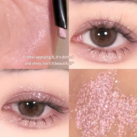 6 Color Highlighter Stick with Shimmer Finish Eyeliner