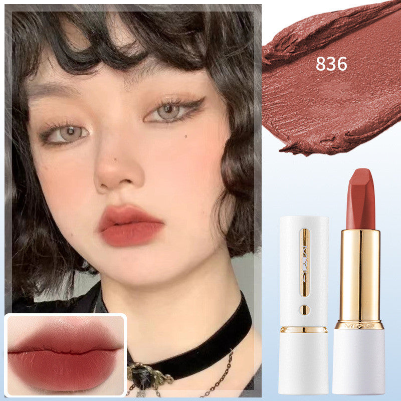 Matte Waterproof Sweat-Resistant Color Display Lipstick