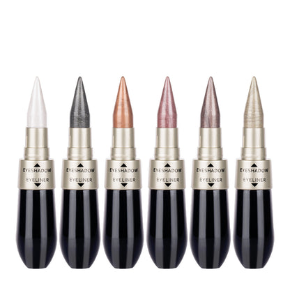6 Colors Double-end Waterproof Eye Shadow Stick Liner
