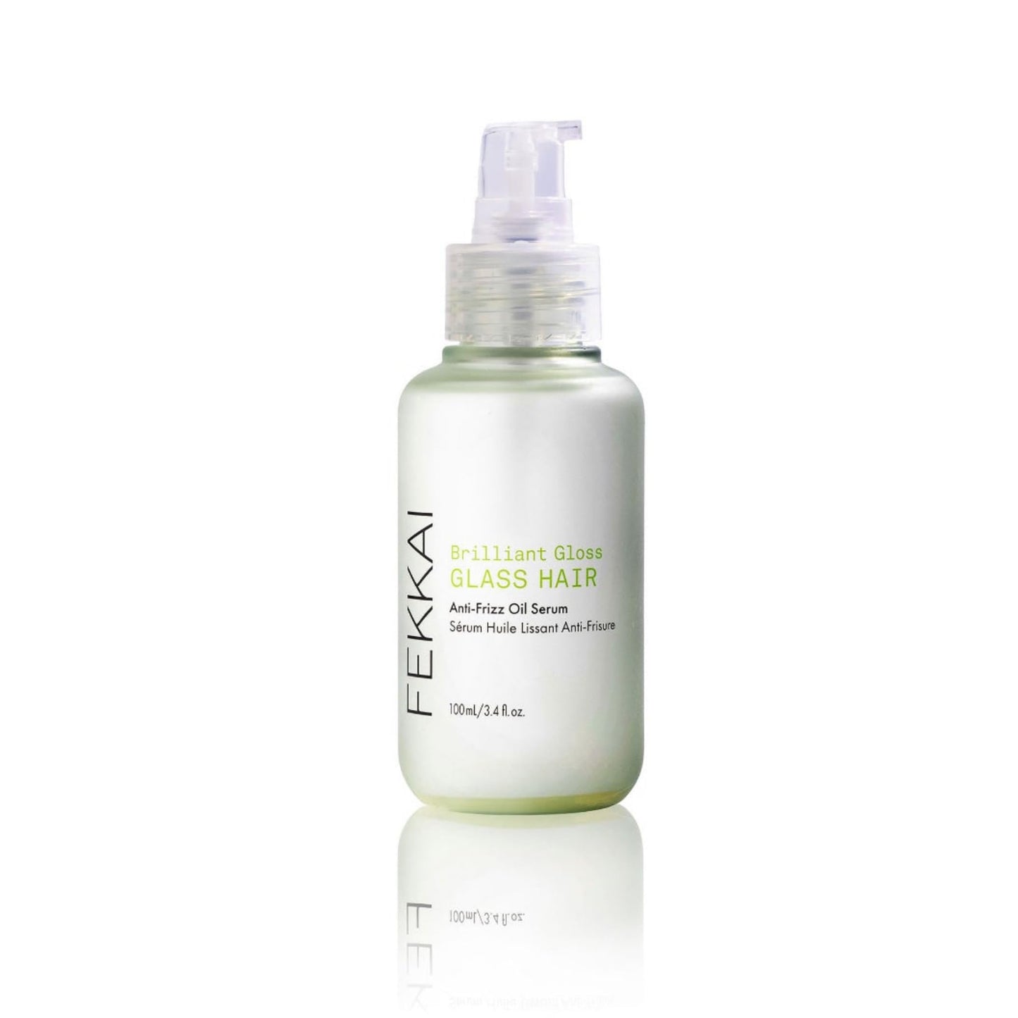 Fekkai Brilliant Gloss Glass Hair Anti-Frizz Oil Serum - 3.4 oz - Shiny Glossy Hydration and Heat Protection - Salon Grade EWG Compliant Vegan & Cruelty Free