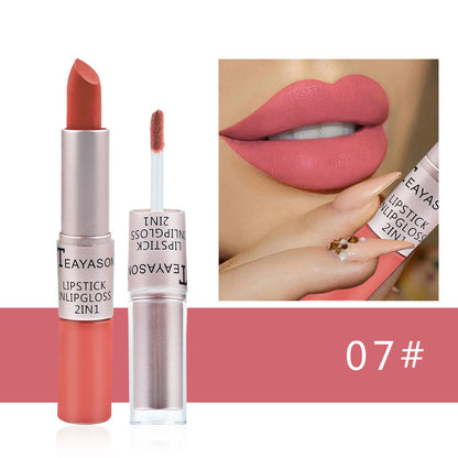 Double-ended Non-stick Matte Lip Gloss