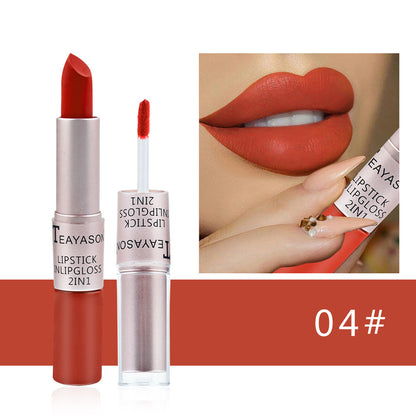 Double-ended Non-stick Matte Lip Gloss