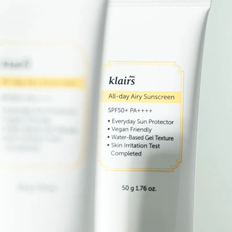 All-day Airy Sunscreen SPF50  PA    