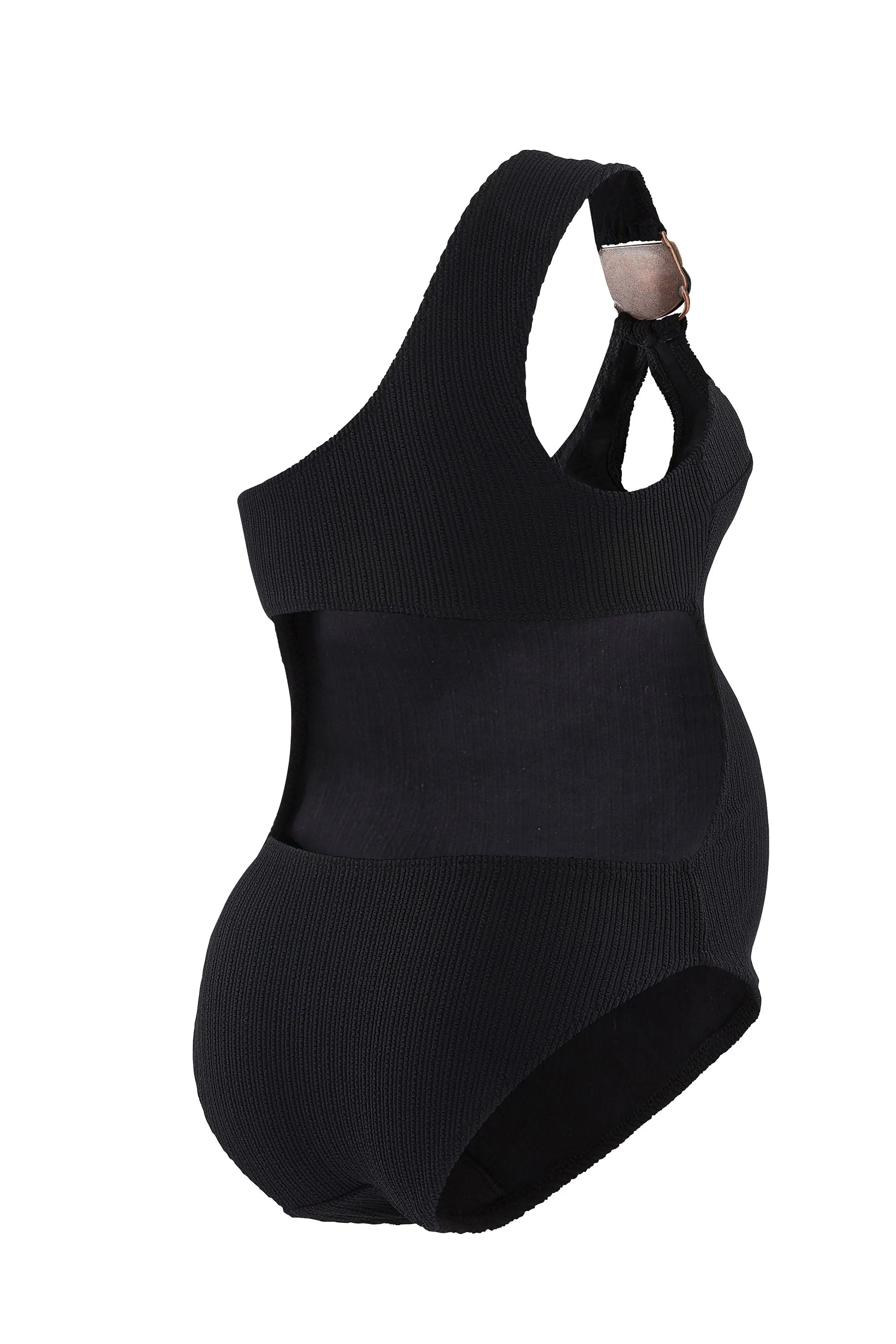 Bayside Maternity trikini Black Cache Coeur