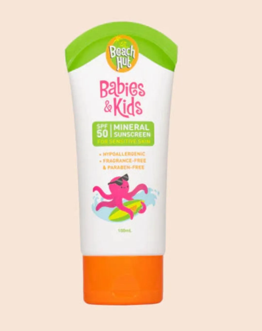 Beach Hut Babies & Kid SPF 50 Mineral Sunscreen 100ml