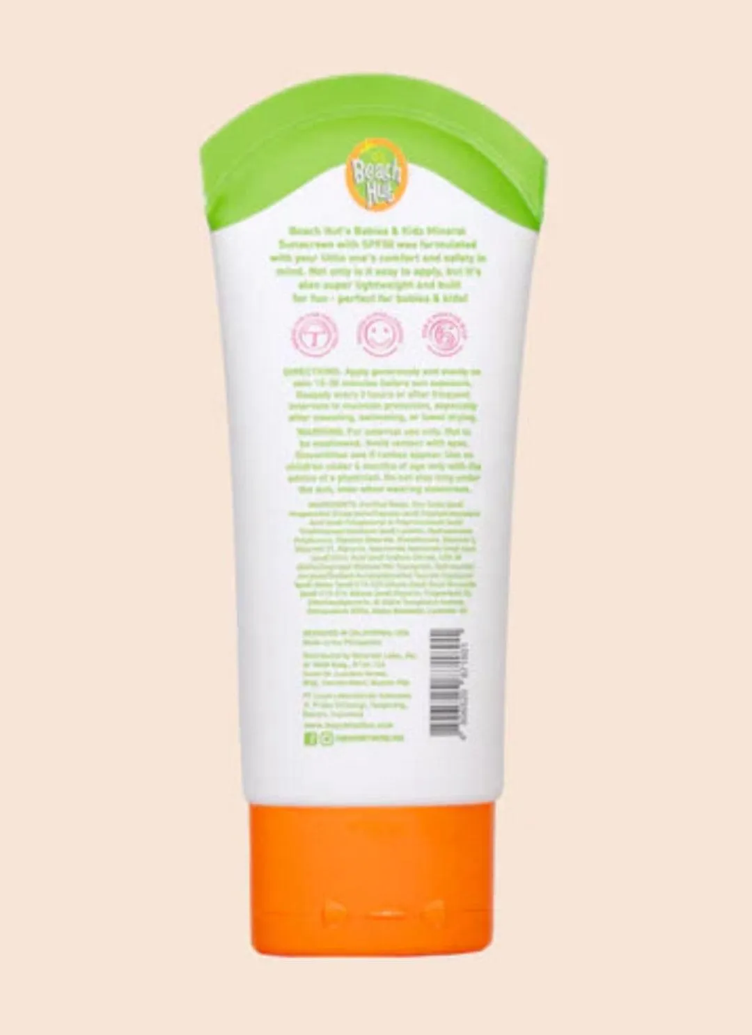 Beach Hut Babies & Kid SPF 50 Mineral Sunscreen 100ml