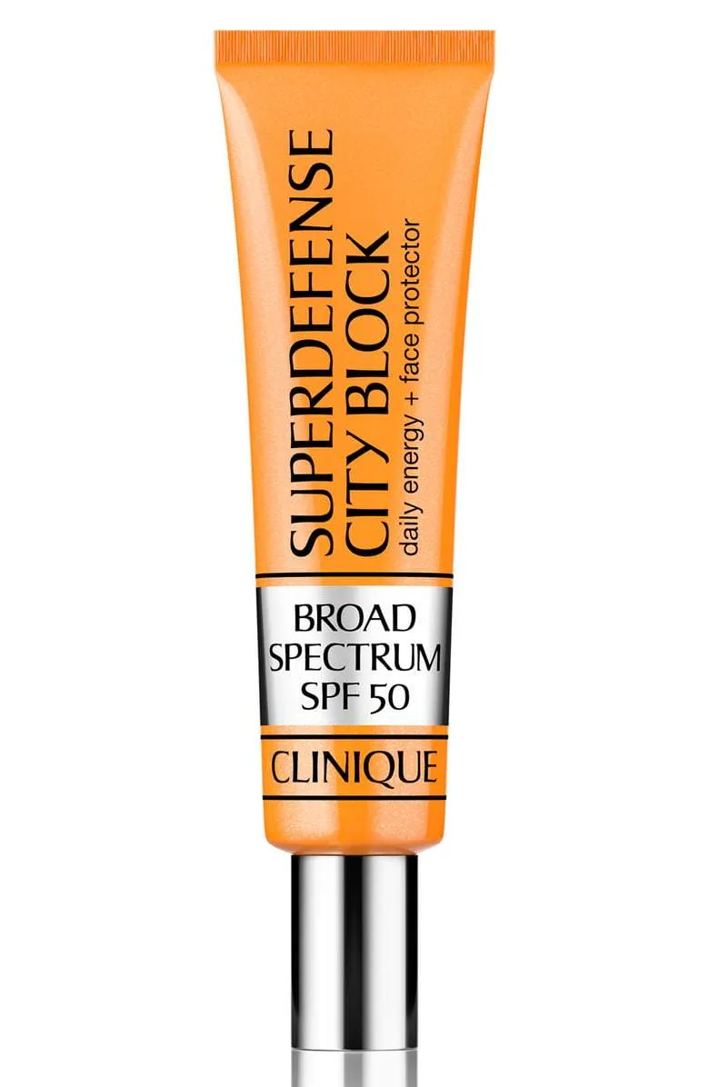 Clinique Superdefense City Block Broad Spectrum SPF 50 Daily Energy   Face Protector