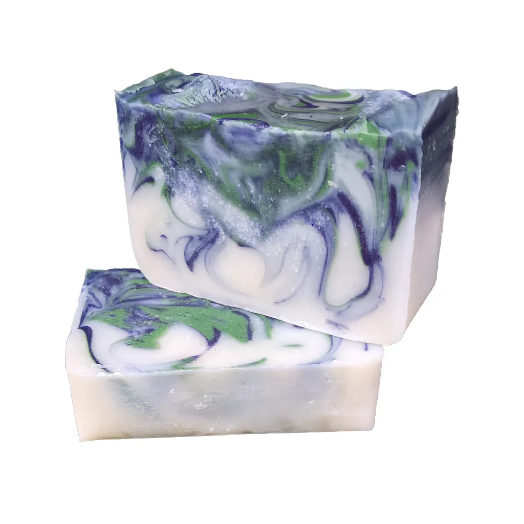 Elderberry and Evergreen Handcrafted Soap - certified organic ingredients