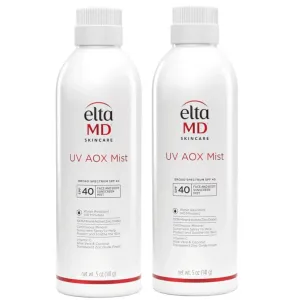 EltaMD UV AOX Mist Broad Spectrum SPF 40 DUO ($90 Value)