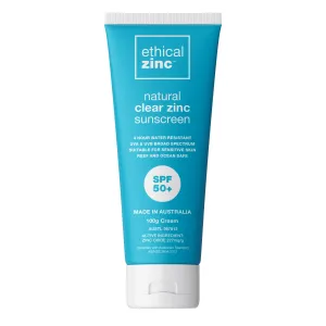 Ethical Zinc SPF50  Natural Clear Zinc Sunscreen