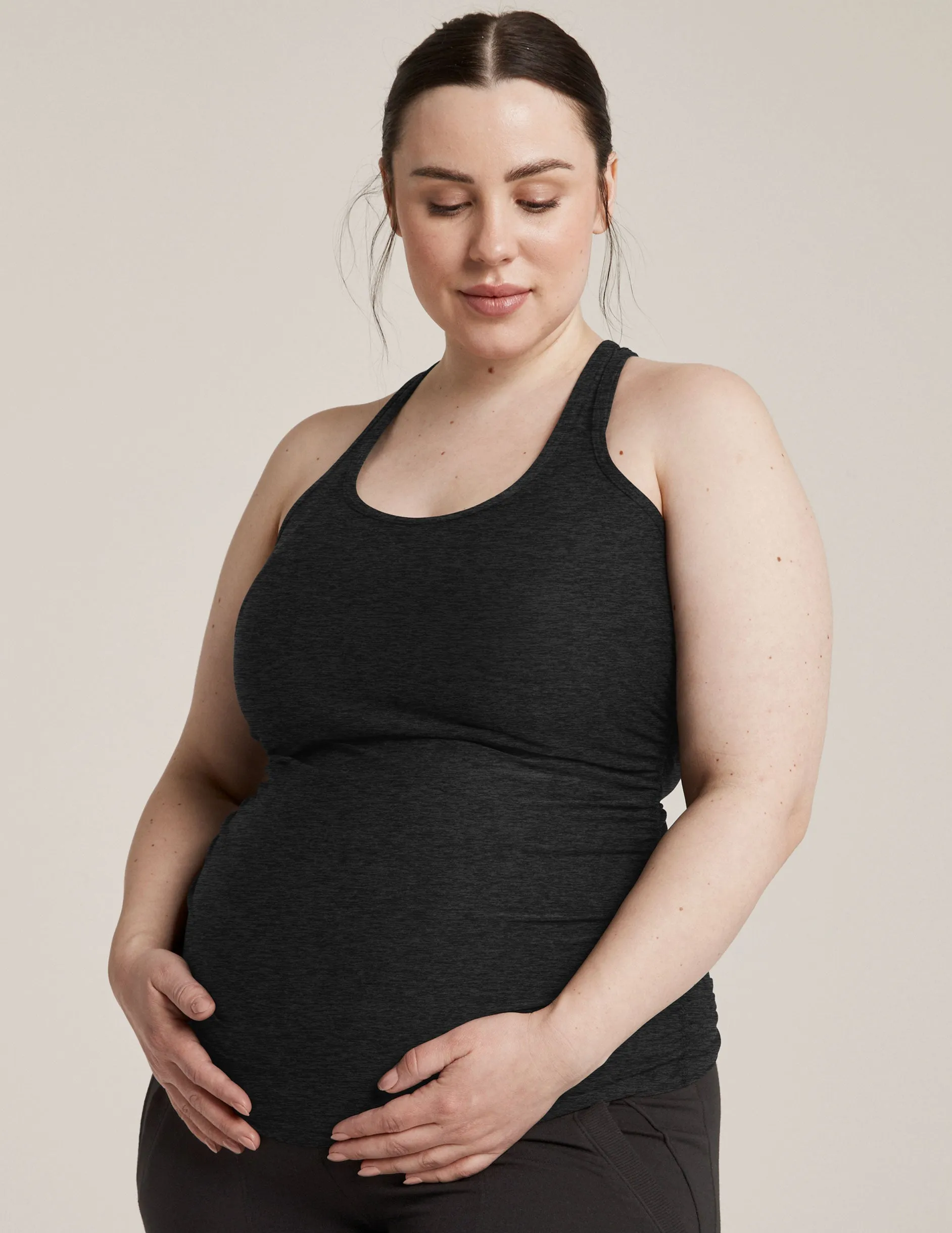 Featherweight Let It Grow Racerback Maternity Tank