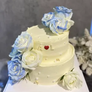 Flowers Wedding Cake