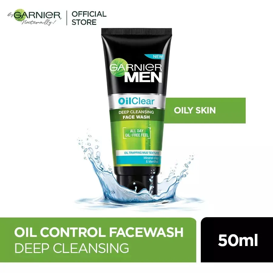 Garnier Men Oil Control Face Wash 50ml