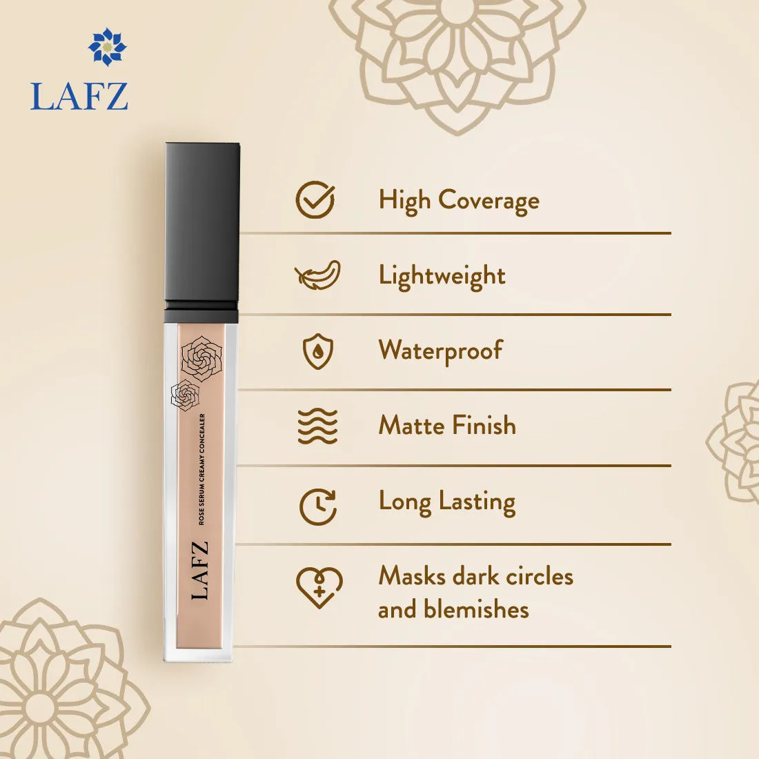 Halal Rose Serum Creamy Concealer