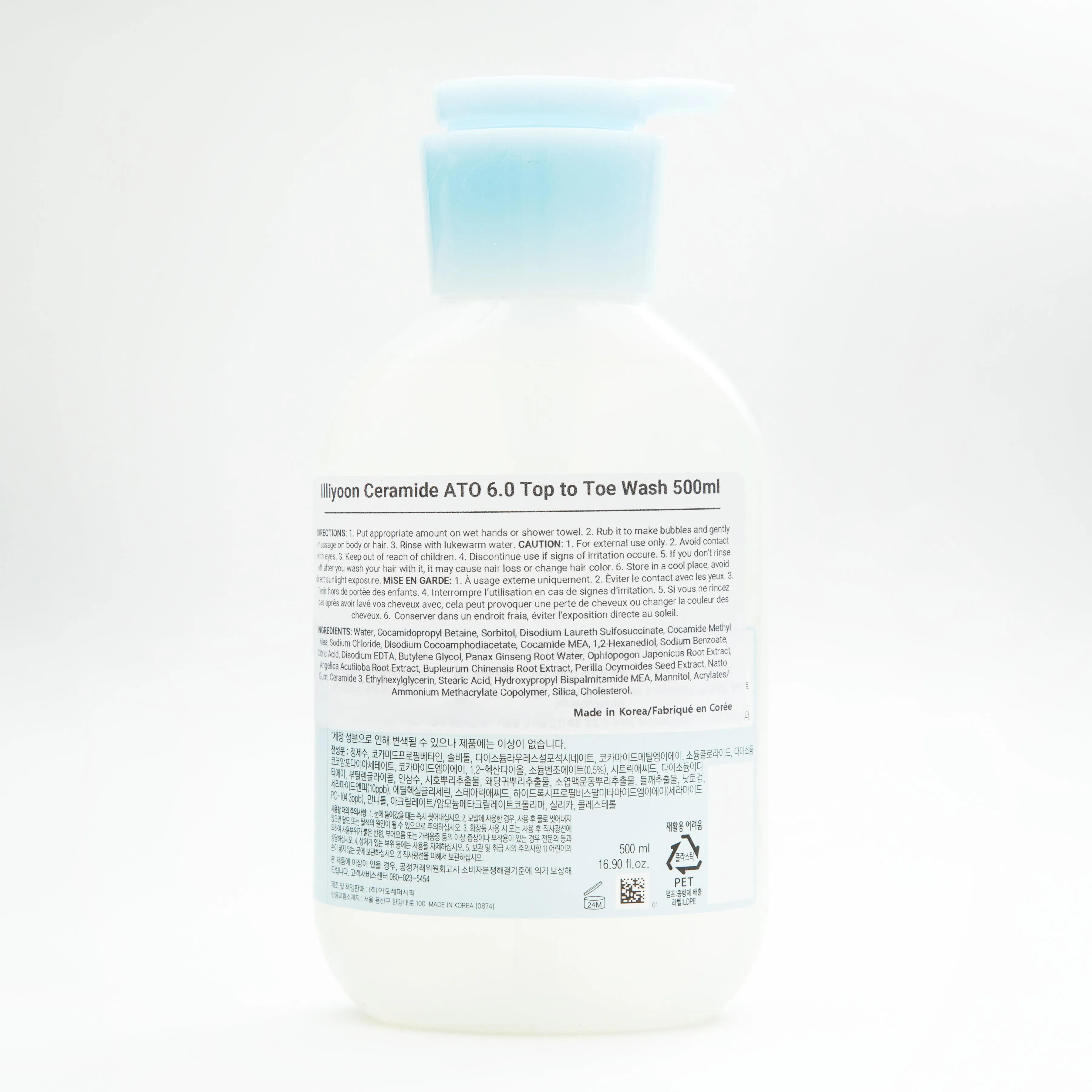 Illiyoon Ceramide Ato 6.0 Top to Toe Wash 500ml