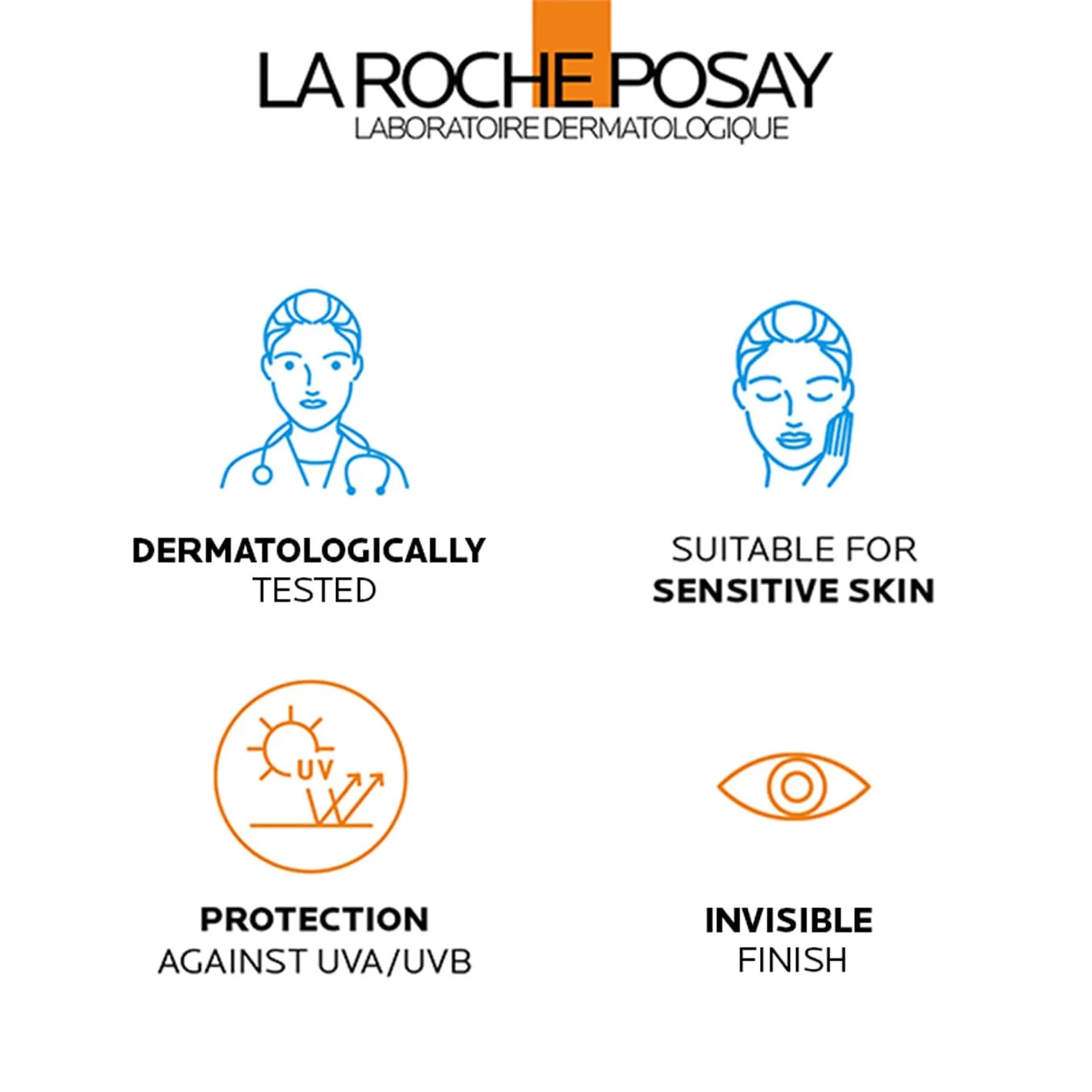 La Roche-Posay Sunscreen Lotion, Ultra-Light Fluid, Water Resistant, Invisible Fluid With SPF 50 , Non-Perfumed, Anthelios XL, 50ml