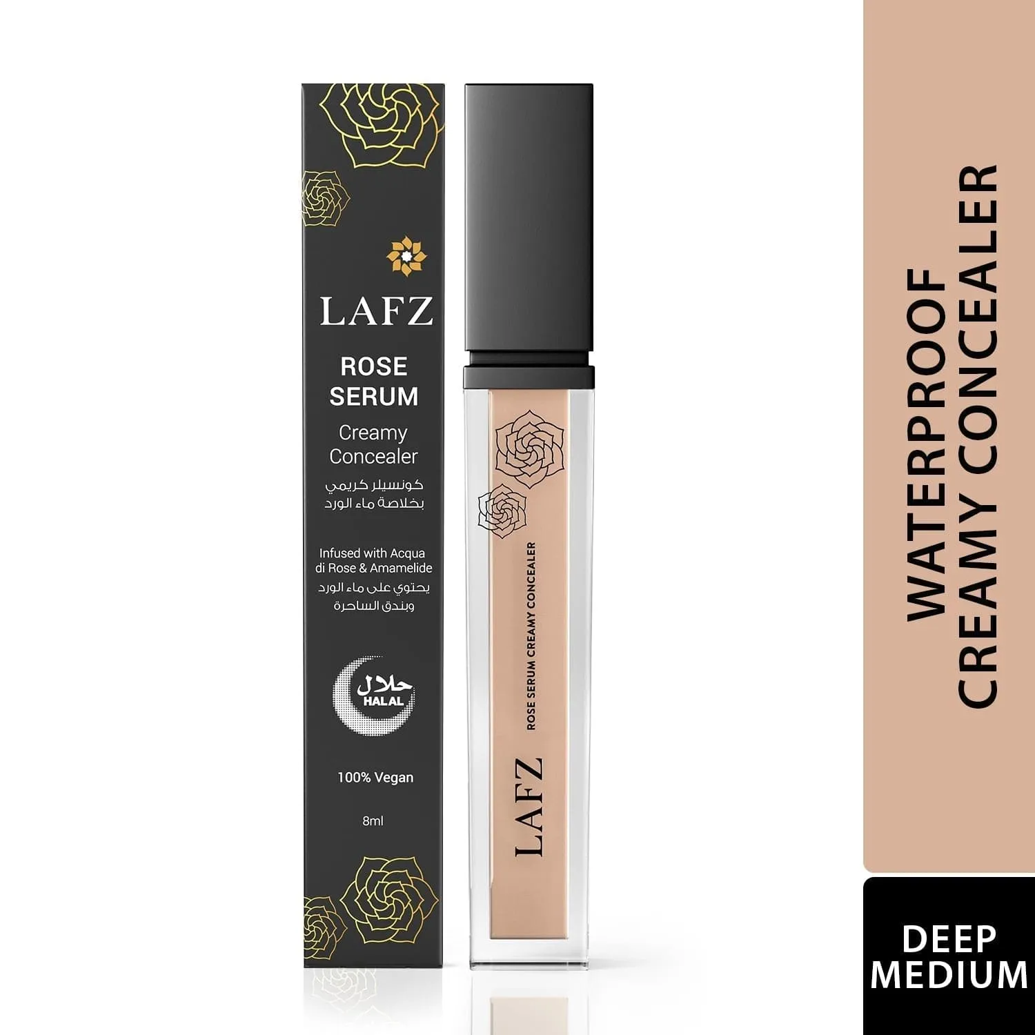 Lafz Halal Rose Serum Creamy Concealer