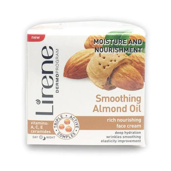 Lirene Almond Oil Smoothing & Nourishing Cream 50 ml