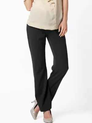 Maternity Pants in Straight Cut - Dark Grey