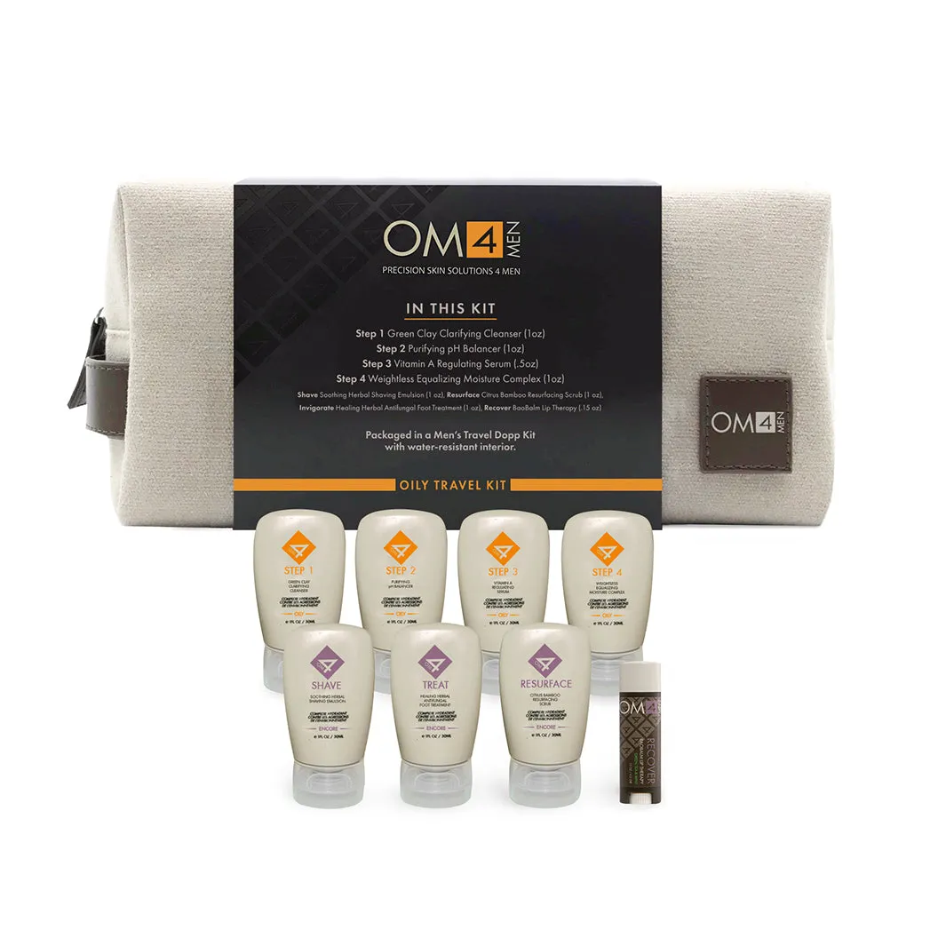 Organic Male OM4 Oily Travel Starter Set