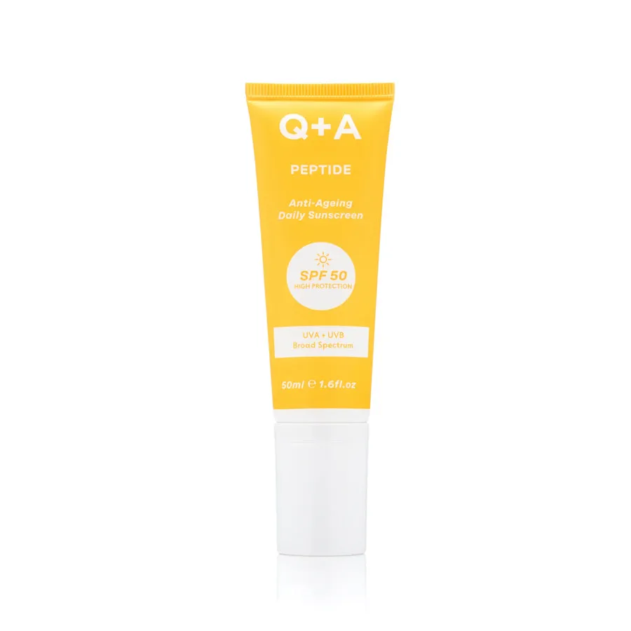 Q A Peptide Anti-Ageing Facial Sunscreen SPF50 50ml