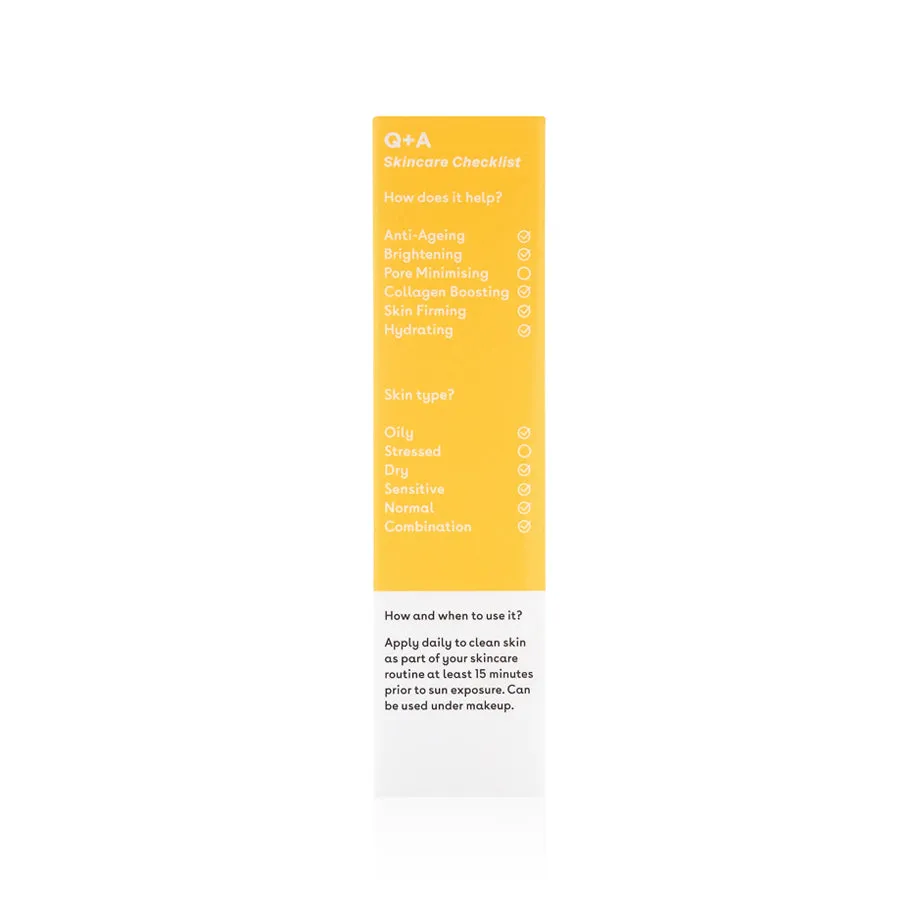 Q A Peptide Anti-Ageing Facial Sunscreen SPF50 50ml