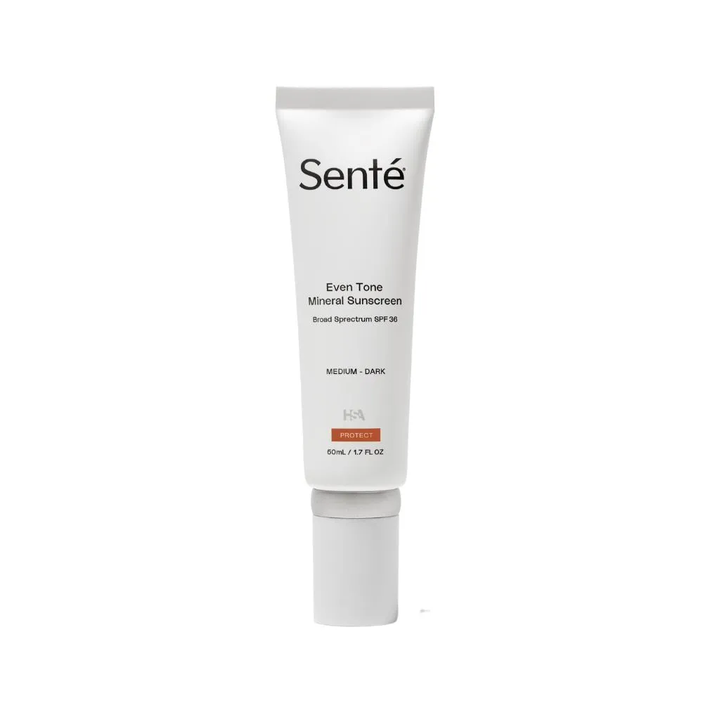 Senté Even Tone Mineral Sunscreen Broad Spectrum SPF 36 (Medium-Dark)