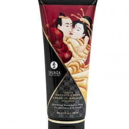 Shunga Kissable Massage Cream - Various Flavors 200 ml (7 oz.)