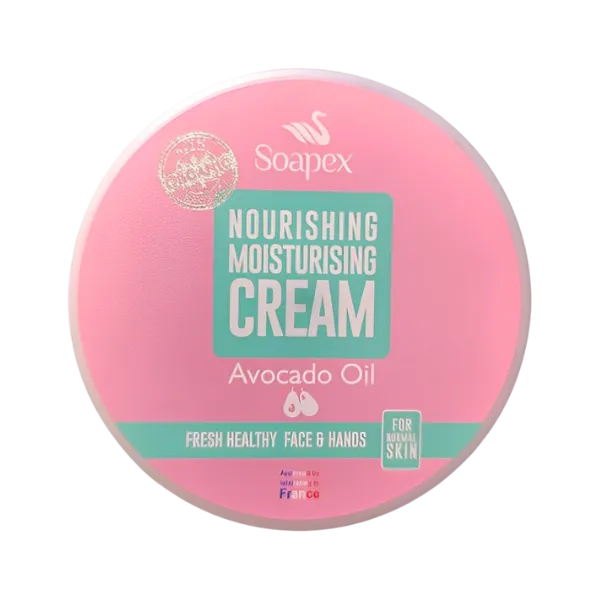 Soapex Nourishing Moisturizing Cream With Avocado Oil For Face & Hands 220ml