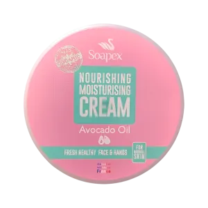 Soapex Nourishing Moisturizing Cream With Avocado Oil For Face & Hands 220ml