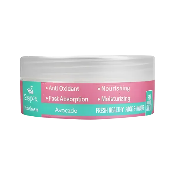 Soapex Nourishing Moisturizing Cream With Avocado Oil For Face & Hands 220ml