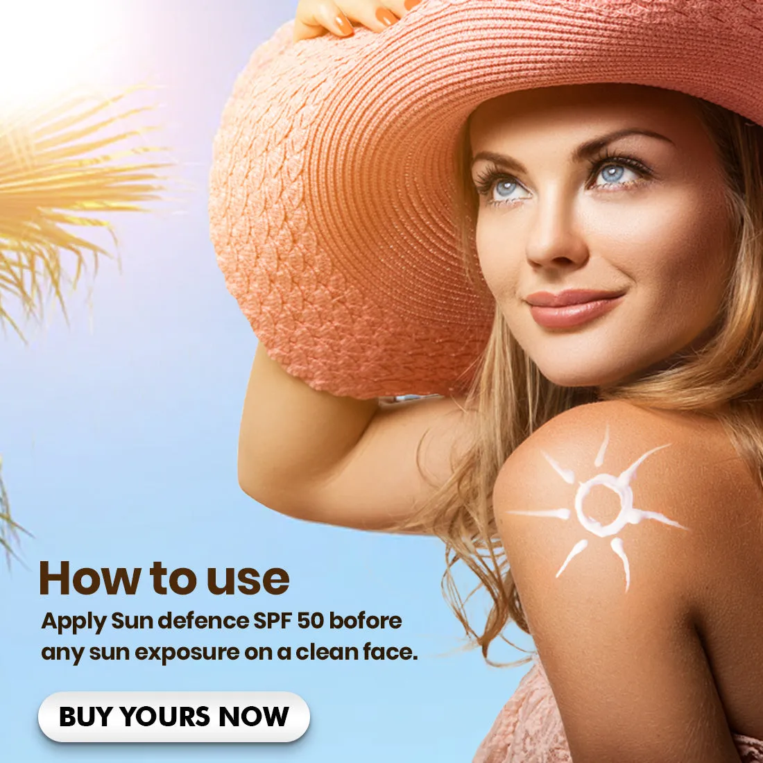 Sun Defence SPF 50 Cream (Paraben Free).