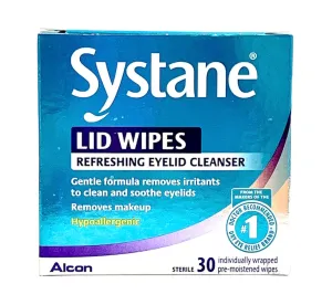 Systane Lid Wipes | Refreshing Eyelid Cleanser | 30 Wipes