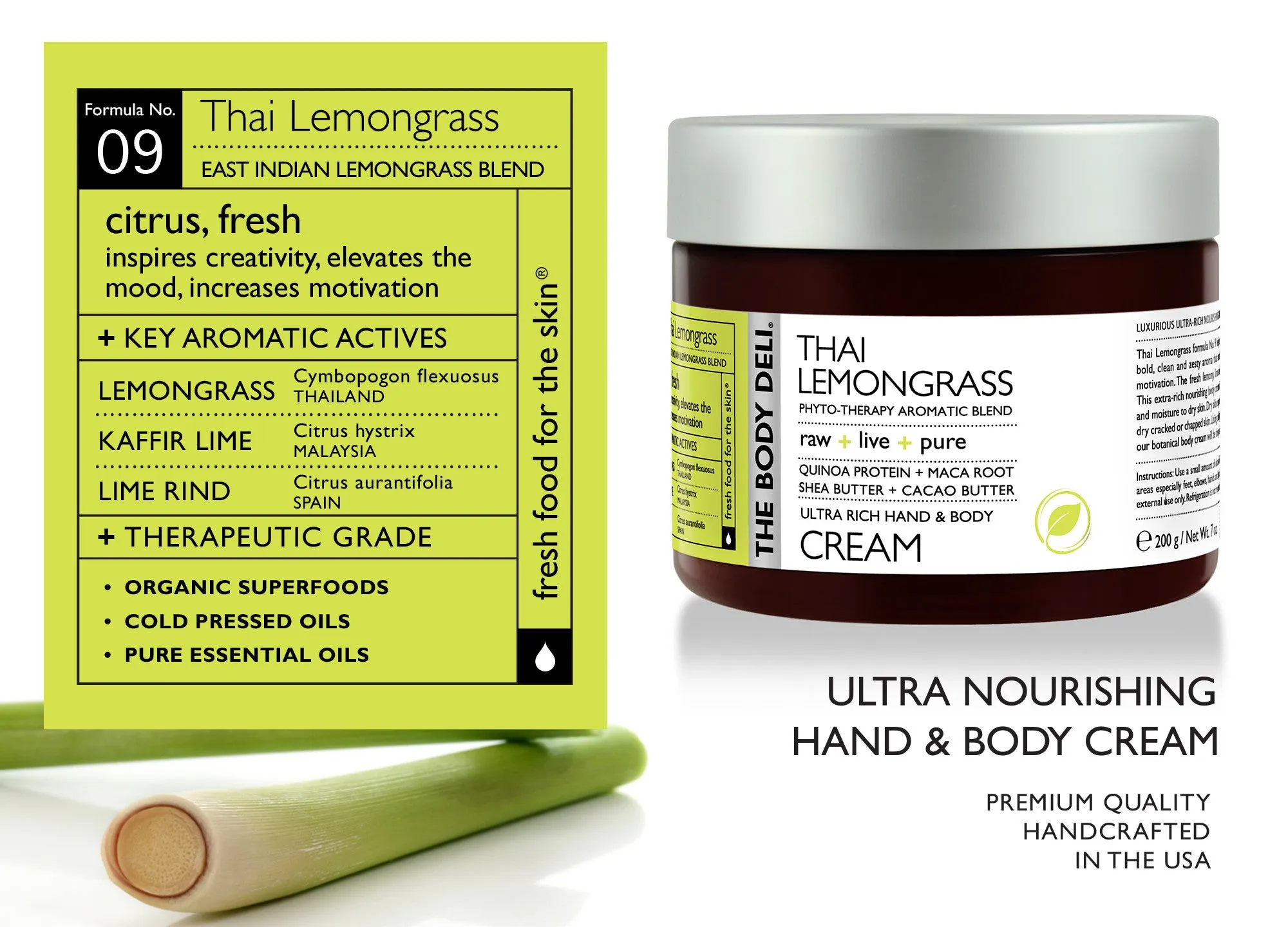 Thai Lemongrass Hand & Body Cream